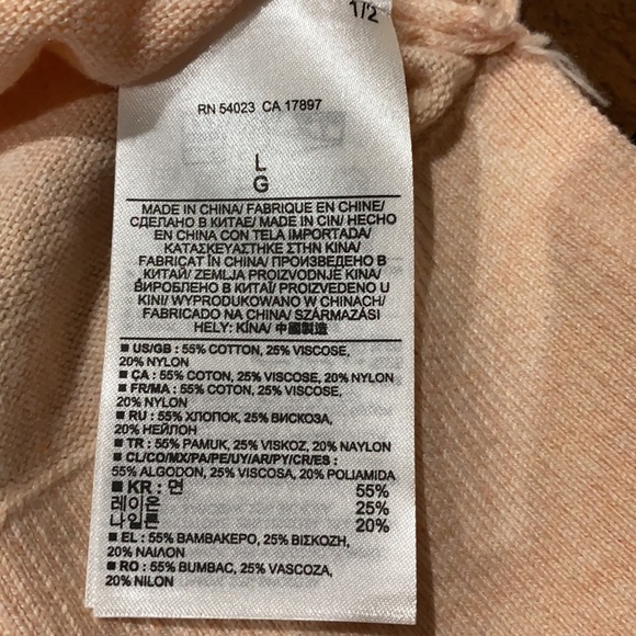 NWT Banana Republic V Neck Lightweight Sweater - Picture 8 of 9